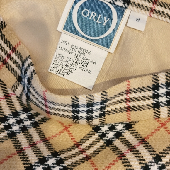 ORLY SKIRT SZ 8 85% ACRYLIC 15%WOOL - Picture 4 of 13